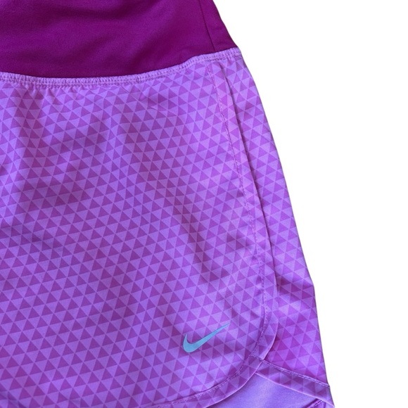 Nike Dri-FIT, Running Shorts Women’s, Size L, Purple Geometric 🏃‍♀️‍➡️ - Picture 2 of 11